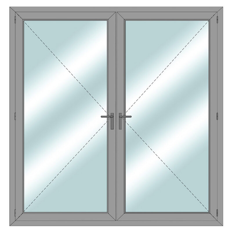Dubbel deurglas