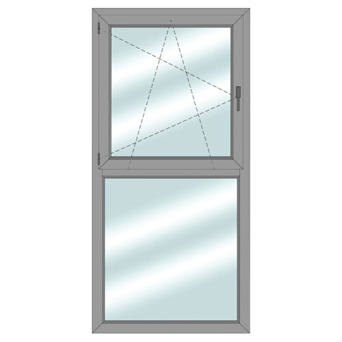 Tilt Turn window with fixed window below